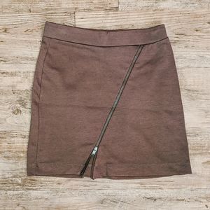 BCBG Asymmetrical Zip Skirt